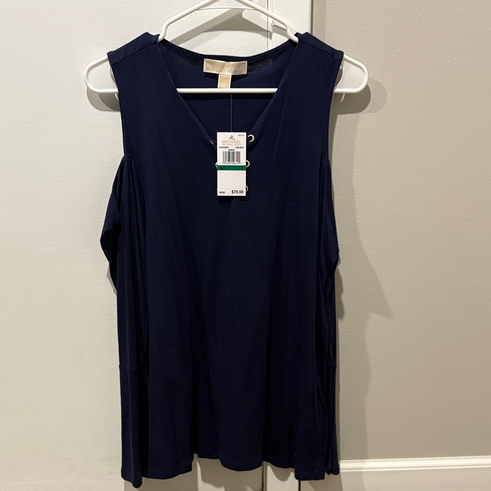 Michael Kors Navy Tank Top